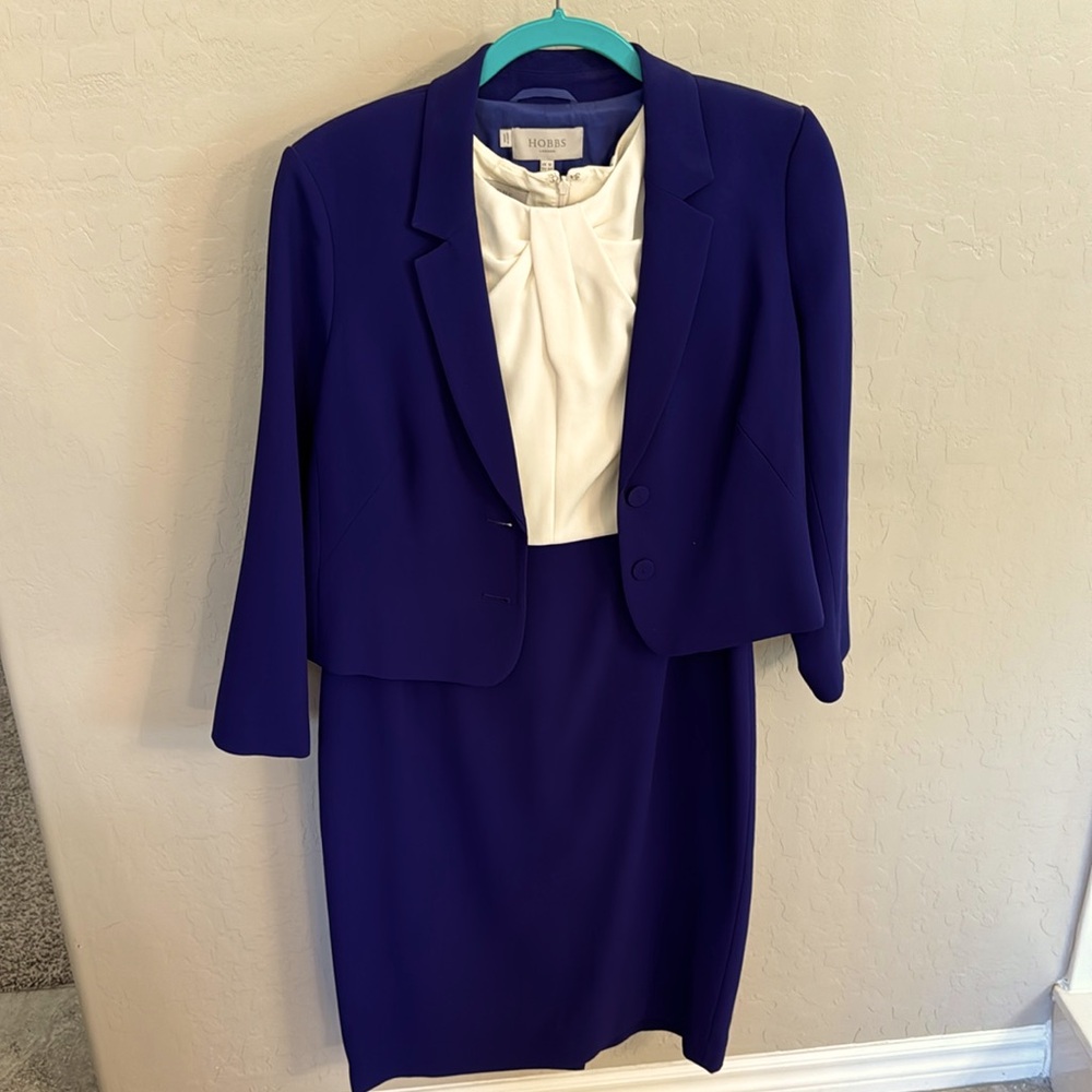 Hobbs London Purple Blazer & Suit Jacket